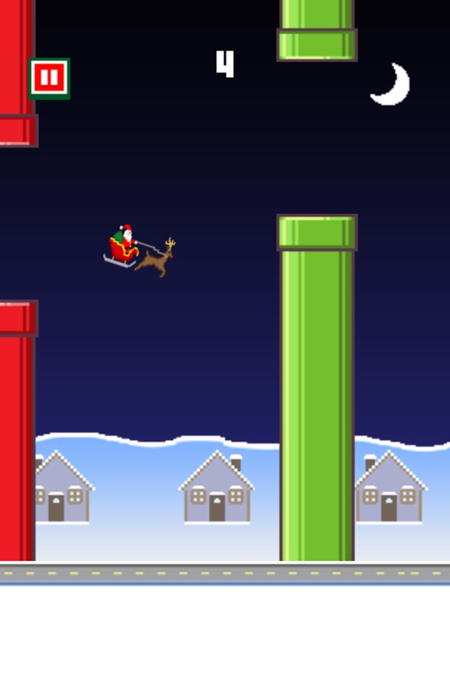 Flying Santa - North Pole Tracker Game! screenshot 2