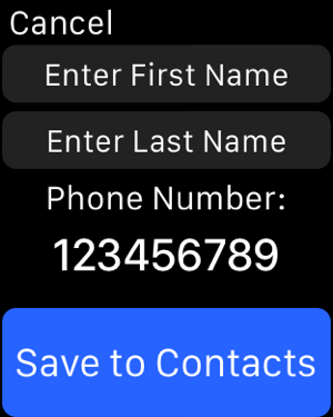 ‎Phone Dialer for Apple Watch Screenshot