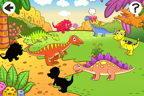 A Dinosaurs Shadow Game: Learn and Play for Children with Extinct Animals screenshot 4