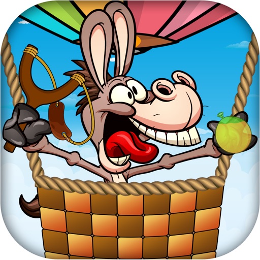 Donkey Slingshot Revenge - Flying Pigs Chase Mania icon