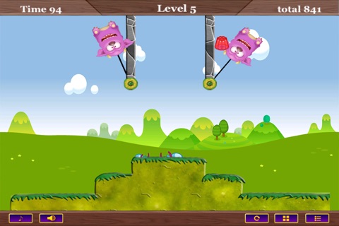 Mosh Monster Rescue - Swinging Cute Beast Challenge FREE screenshot 4