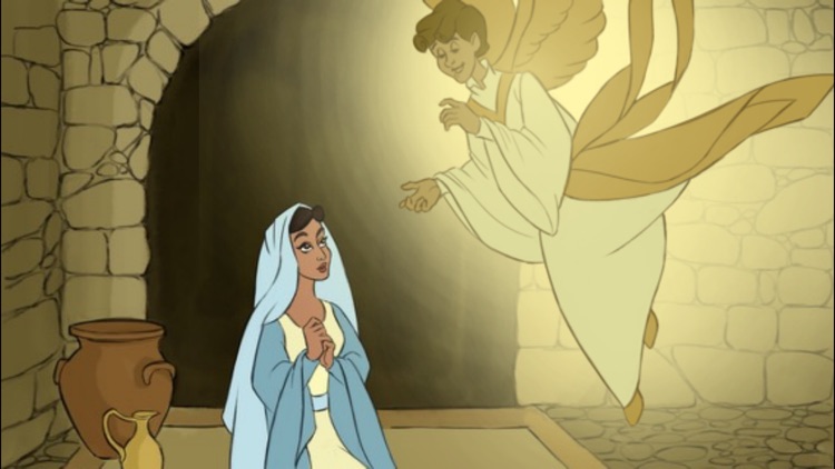 The Birth of Jesus: A Christmas Nativity Story Book - Children's Story Books, Read Along Bedtime Stories for Preschool, Kindergarten Age School Kids and Up
