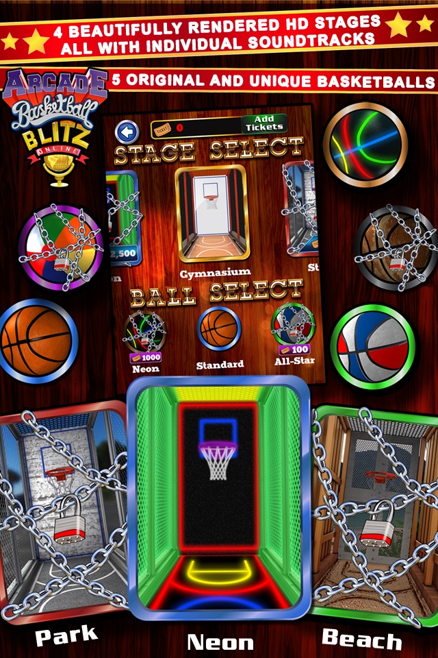 Arcade Basketball Blitz Online screenshot 2