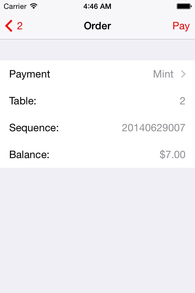 Pay At Table screenshot 4