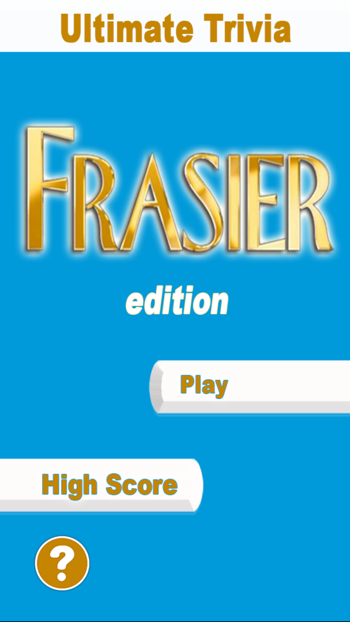 Ultimate Trivia - Frasier edition
