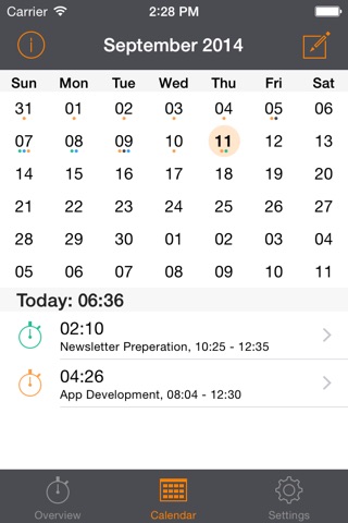 Tick Track - Simple Time Tracking for Freelancers and Students screenshot 3