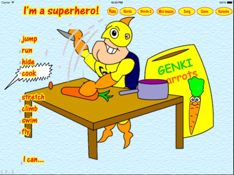 SuperHero Learning English screenshot 4