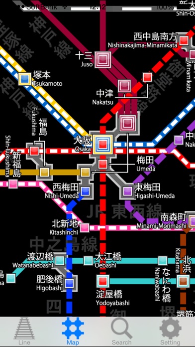大阪路線マップのおすすめ画像4