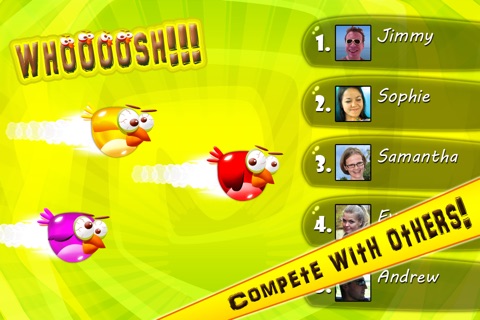 A Whoooosh!!!! Birds Controller Fun Gold - Addictive Multiplayer Competition Game for Everyone screenshot 2