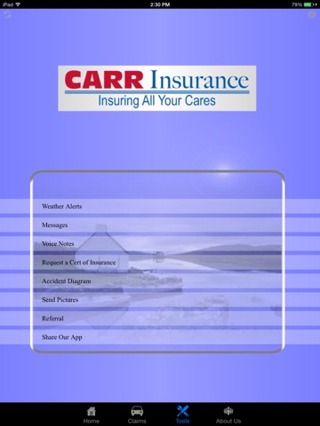 Carr Insurance for iPad screenshot 3