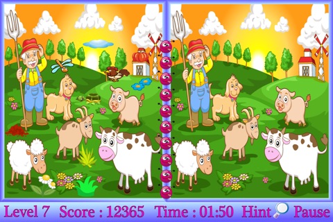 Farm Animals Differences Game screenshot 4