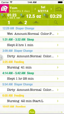 Game screenshot FirstYear - Baby feeding timer, sleep, diaper log hack