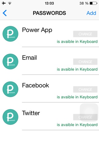 Password Keyboard screenshot 2