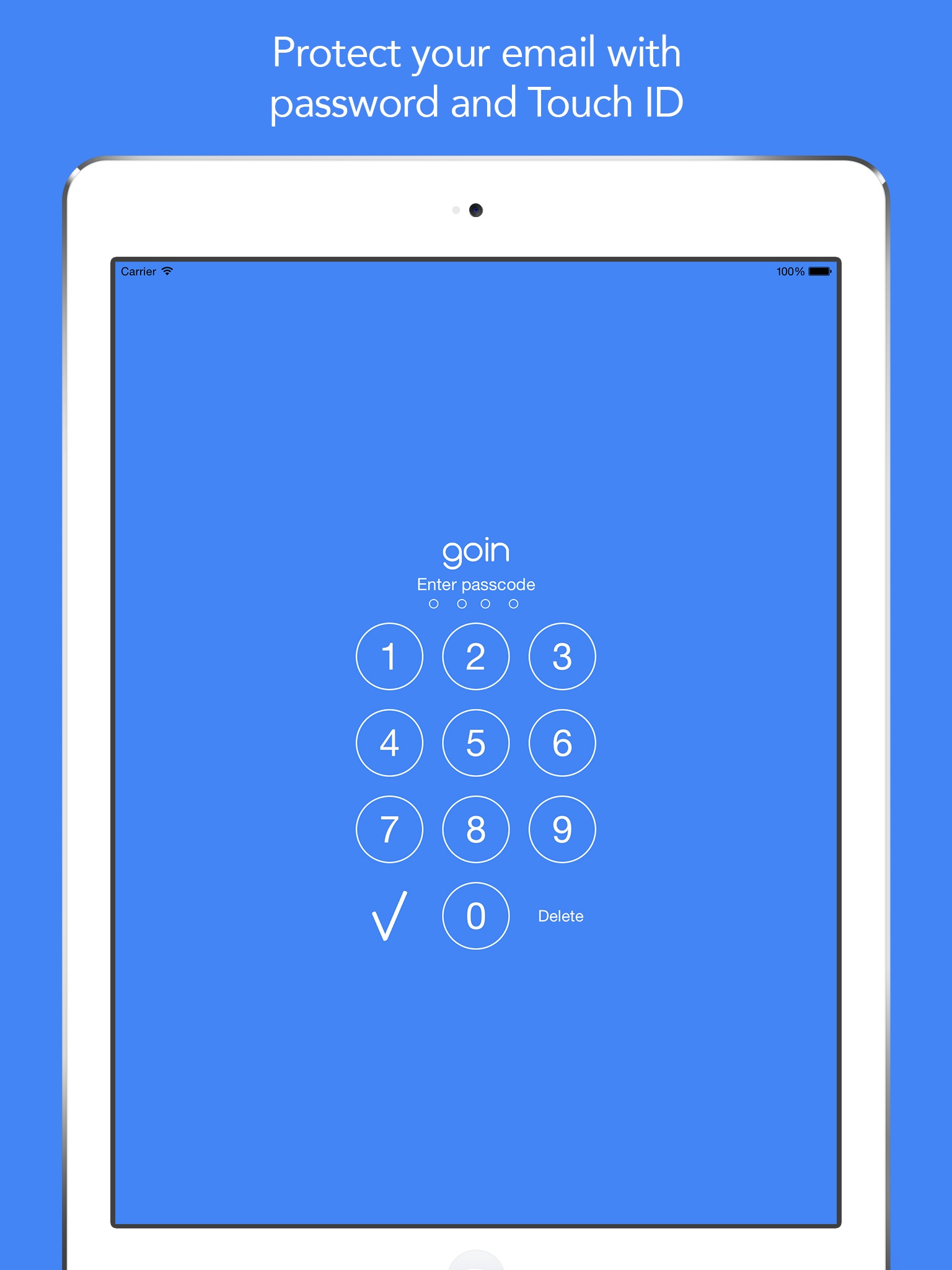 GoIn for Google Inbox: for iPad screenshot 3