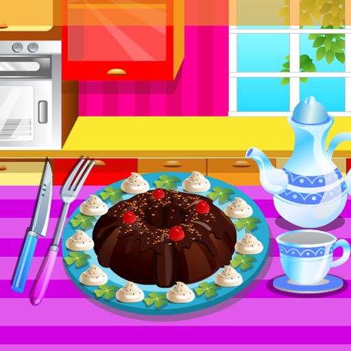 Chocolate Cake Cooking Icon