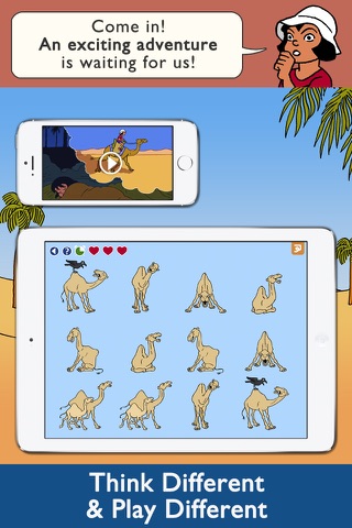Smart Kids : Lost in the Desert Thinking Puzzle Games and Exciting Adventures App screenshot 2