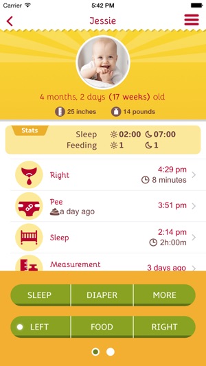 Happy Baby Plan - Feeding Diaper & Sleep Tracker(圖1)-速報App