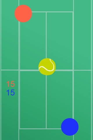 二人でできるゲーム　二人テニス screenshot 2