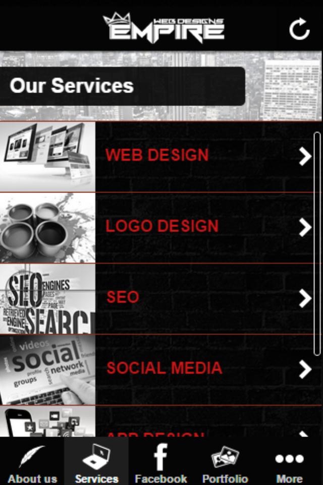 Empire Web Designs screenshot 3