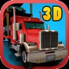3D Car Transporter Truck Simulator - Real parking and trucker simulation game