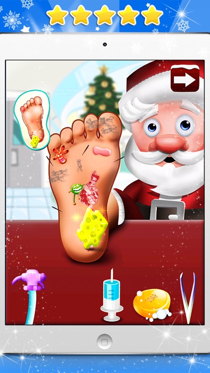 A Santa’s Foot Spa Salon - Little Doctor Saves the Christmas Presents 2015