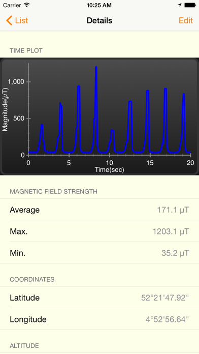 Gauss Meter Screenshot 4