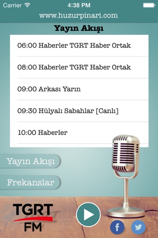 Tgrt FM screenshot 2