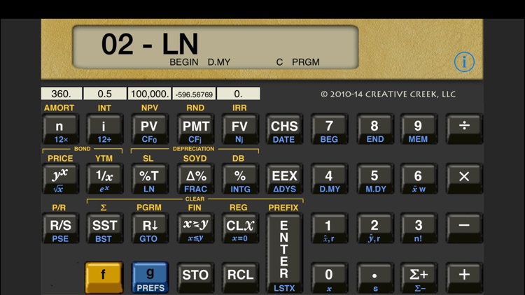 MathU 12D Financial Calculator