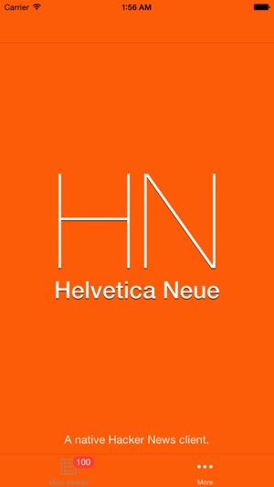 Helvetica Neue: A Native Hacker News Cli