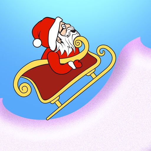 Christmas Santa Mountain Race Pro - cool speed downhill racer iOS App