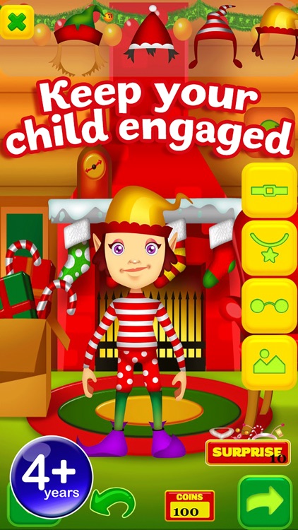 My Magic Little Elf and Fairy Princess Dream Xmas Party Adventure Free Dress Up Game screenshot-4