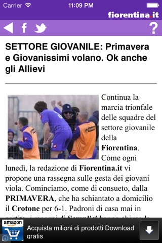 Fiorentina.it screenshot 3