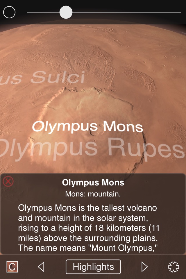 Mars Globe HD screenshot 3