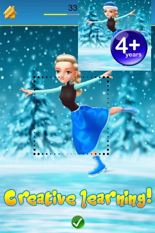 My Ice Skating Snow Princesses Draw And Copy Game - Advert Free App screenshot 3