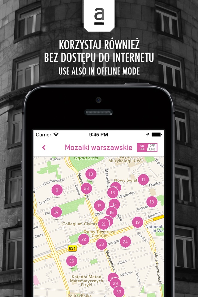 Archimapa - przewodnik po warszawskiej architekturze //  Archimap - mobile guide to the architecture of Warsaw screenshot 4