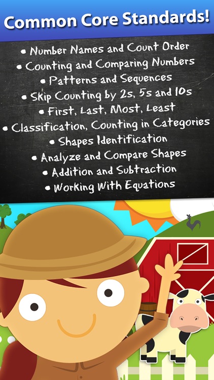 Animal Math Games for Kids in Pre-K, Kindergarten and 1st Grade Learning Numbers, Counting, Addition and Subtraction Premium