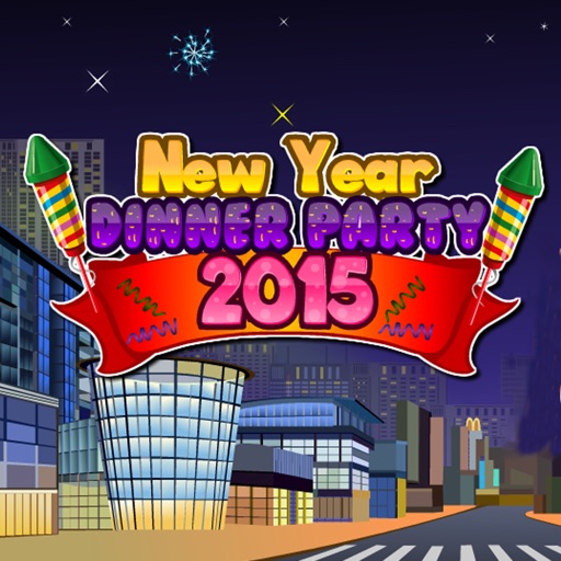 New Year Dinner Party 2015 - Girls Games Icon