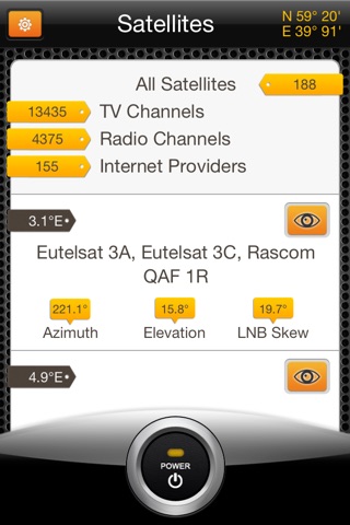 SatFinder Pro Satellite Finder screenshot 3