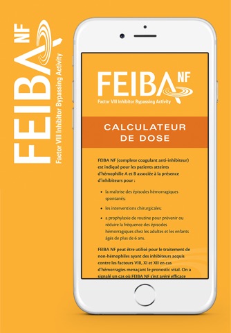 FEIBA Dosage Calculator for iPhone screenshot 4