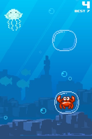Snappy Crab - A Bubble Jumping Adventure screenshot 4