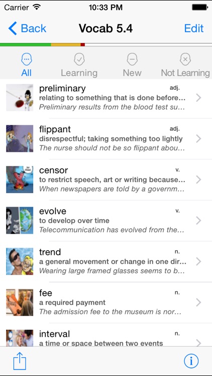 Knowji Vocab 5 Audio Visual Vocabulary Flashcards with Spaced Repetition screenshot-3