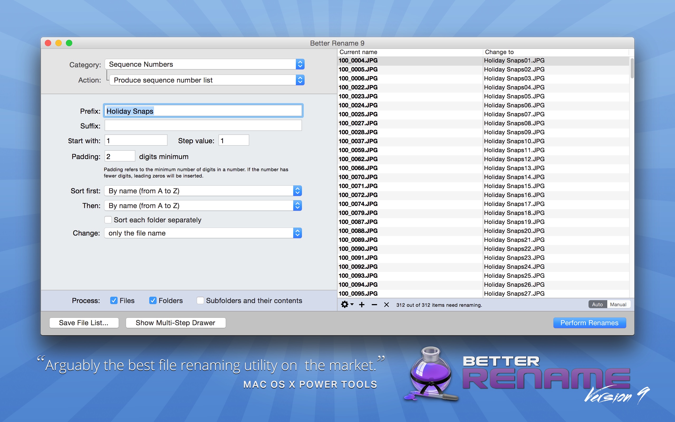 Screenshot do app Better Rename 9