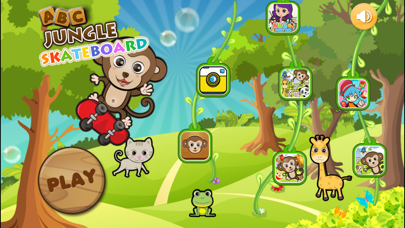 How to cancel & delete Abc jungle skateboard -  for preschoolers, babies, kids, learn English from iphone & ipad 1