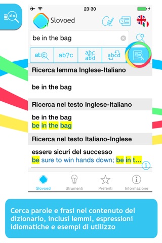 Italian <-> English Slovoed Classic talking dictionary screenshot 2