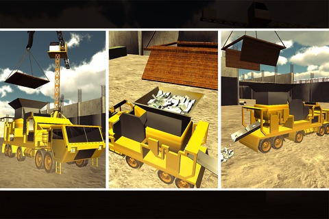 Extreme Construction Crane Operator & Stone Crusher 3D Simulator Game screenshot 3