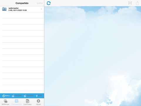 DriveHQ FileManager for tablet screenshot 2