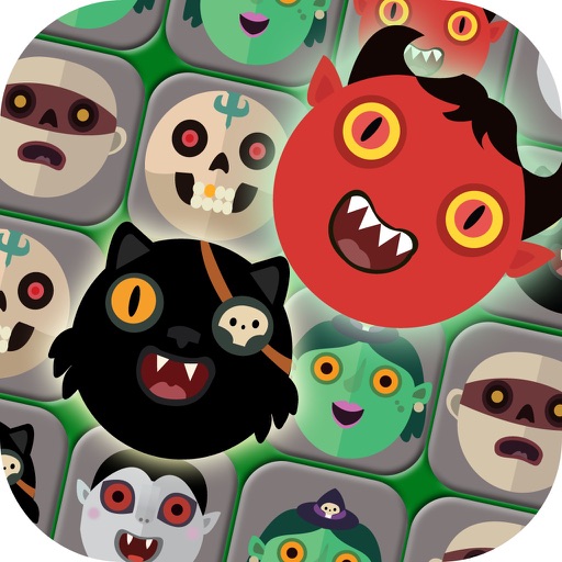 Halloween Monster Academy - Scary Dead Creatures Puzzle Match- Free iOS App