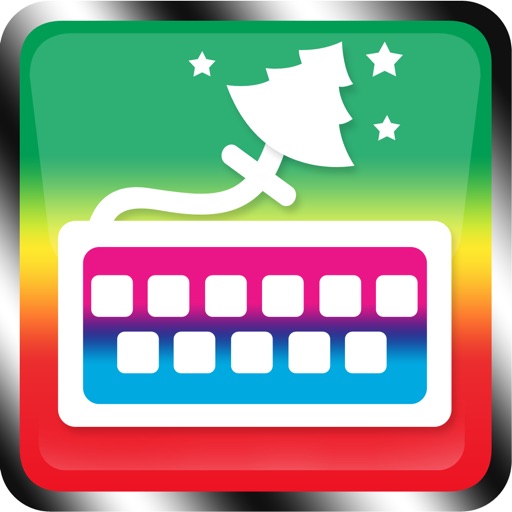Christmas Holiday Keyboard Background Color Themes for iPhone, iPad, iPod Icon