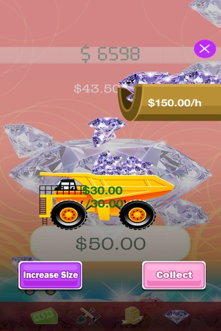 Let It Snow: Diamond Edition - Swipe to Collect Clicker Money Mining Diamonds and Let It Rain screenshot 2