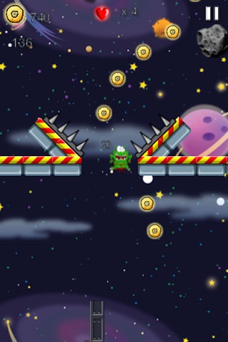 Angry Alien Space Rush Wars screenshot 3